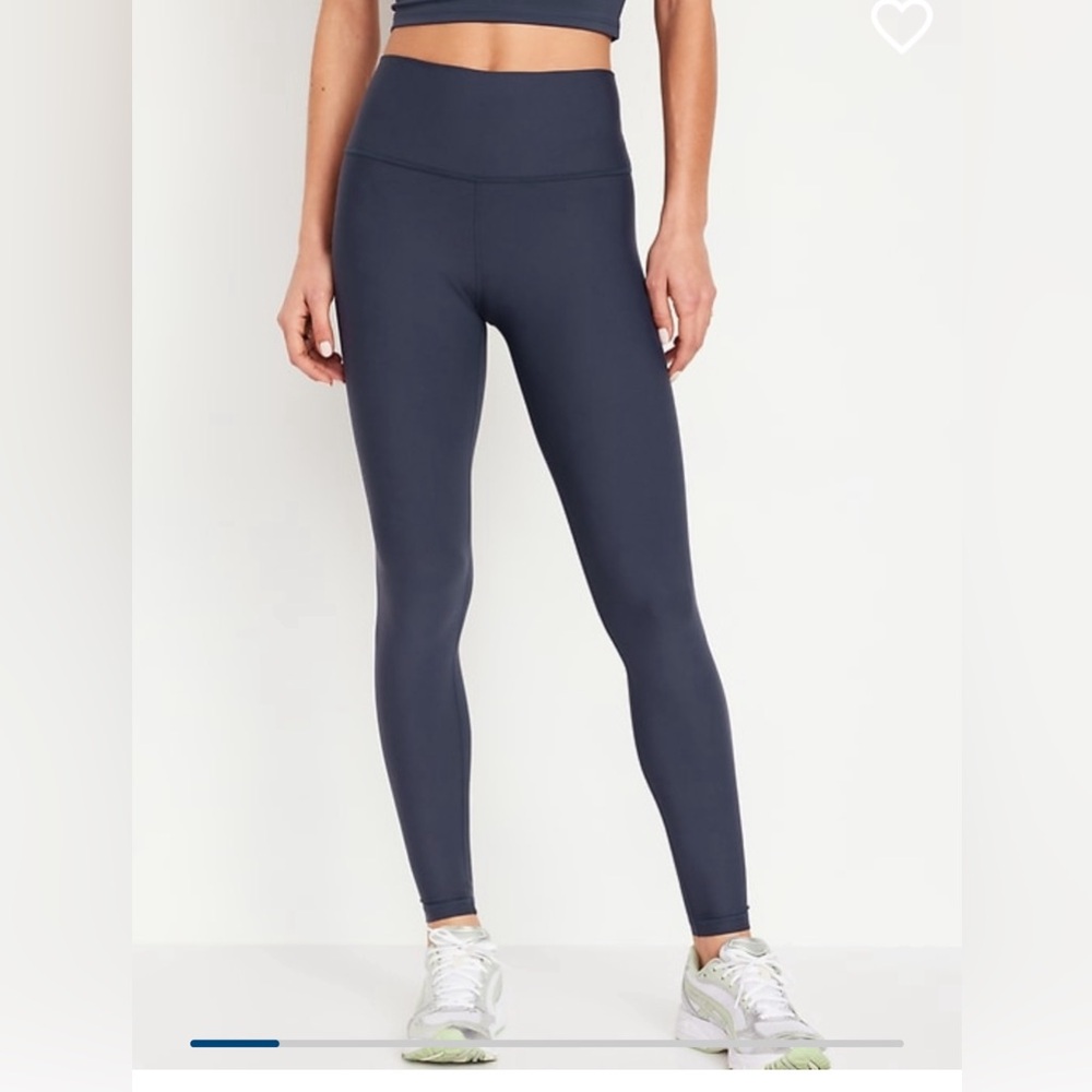 Old Navy Active Power Soft High rise leggings size XXL  in dusk blue